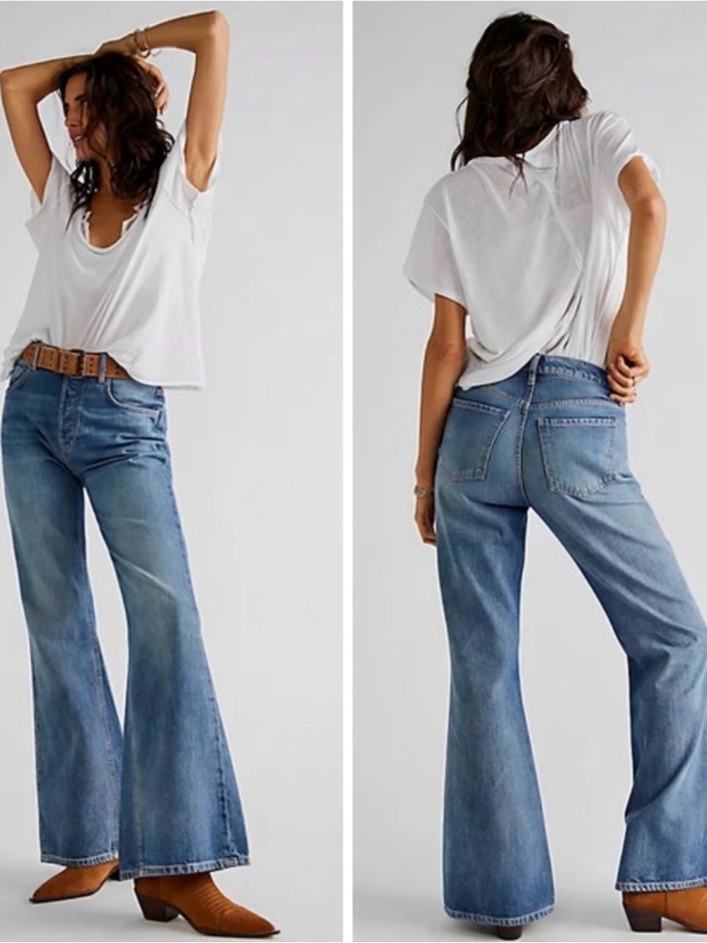 We The Free New Dawn High Rise Flare Jeans